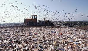 Image of the amount of rubbish and waste that is commonly produced 