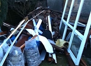 Garden clearance site - before