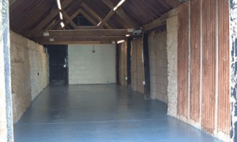 Empty garage