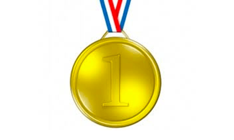 Gold medal illustration