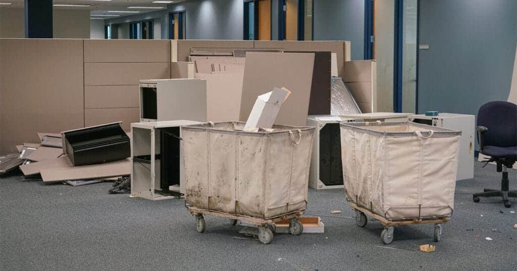 Office junk from an office clearance