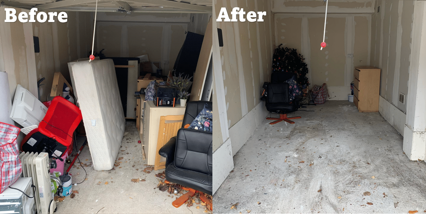 Garage Clearance in Glasgow Before & After