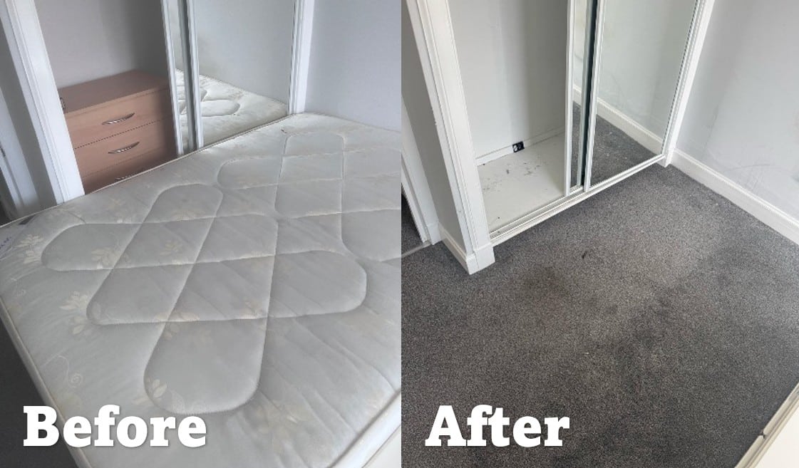 End of Tenancy Clearance Edinburgh Before and After