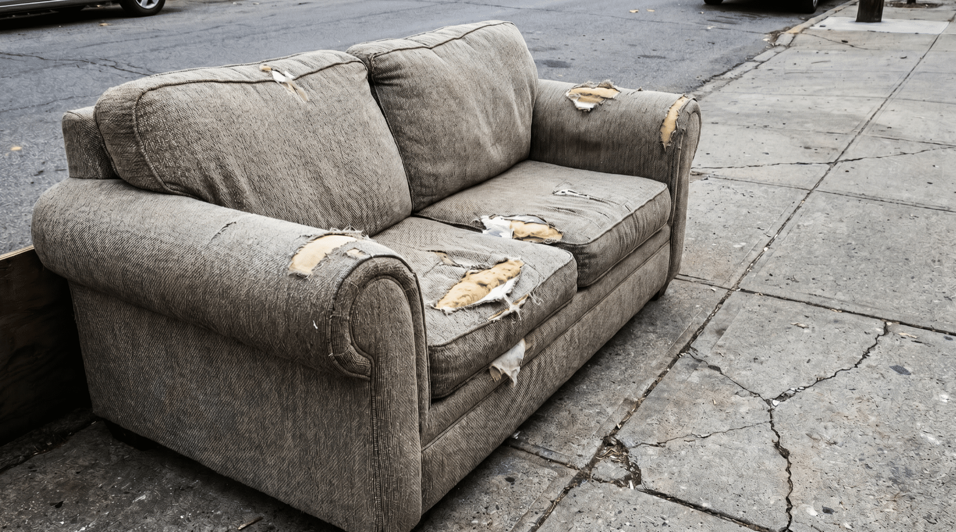 sofa removal edinburgh - flytipped